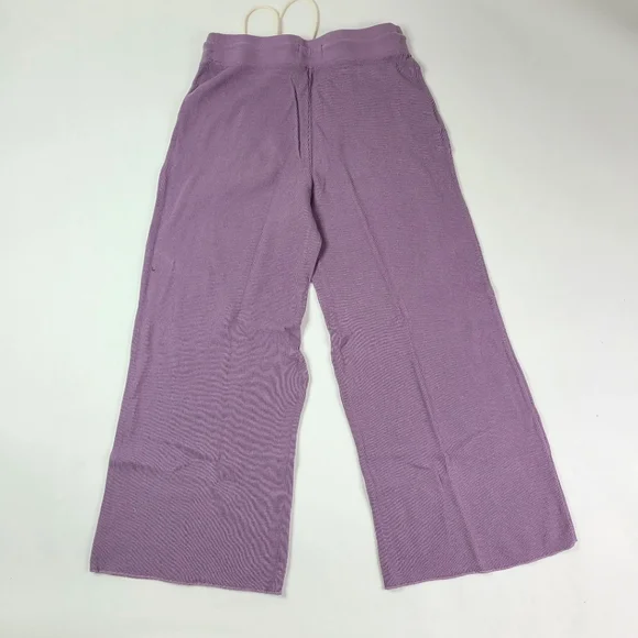 MATE THE LABEL Lavender Thermal Wide Leg Pants - Picture 5 of 5